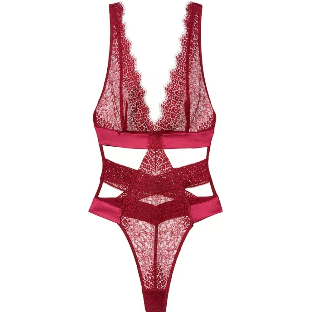 Victoria's Secret Banded Plunge Teddy Size Large NWOT. - Picture 3 of 11